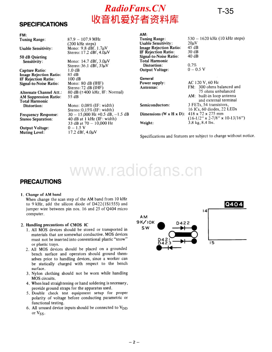 Onkyo-T35-tun-sm维修电路原理图.pdf_第2页