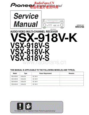 Pioneer-VSX918VK-avr-sm维修电路原理图.pdf