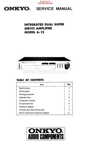 Onkyo-A15-int-sm维修电路原理图.pdf