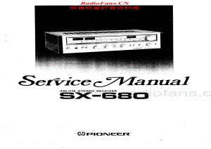 Pioneer-SX680-rec-sm维修电路原理图.pdf