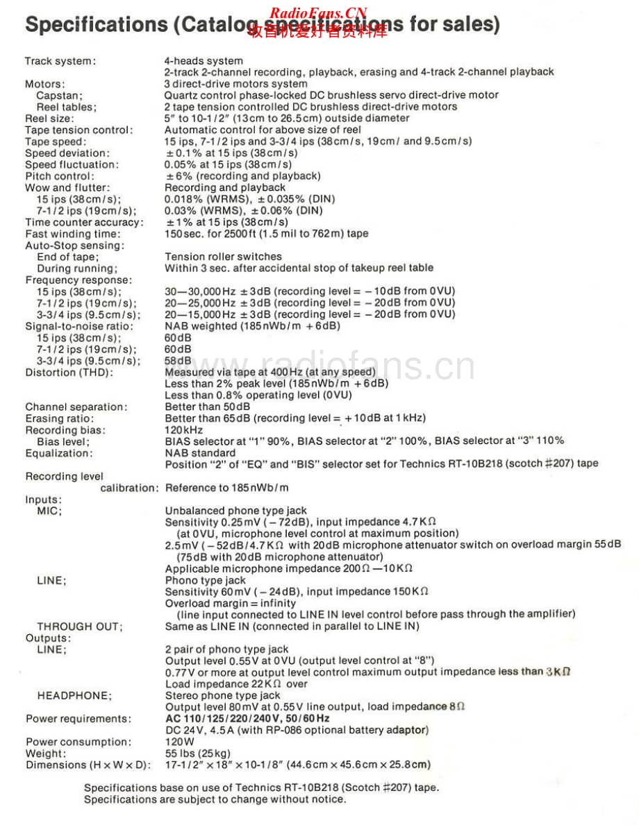 Technics-RS1506USmkII-tape-sm维修电路原理图.pdf_第2页