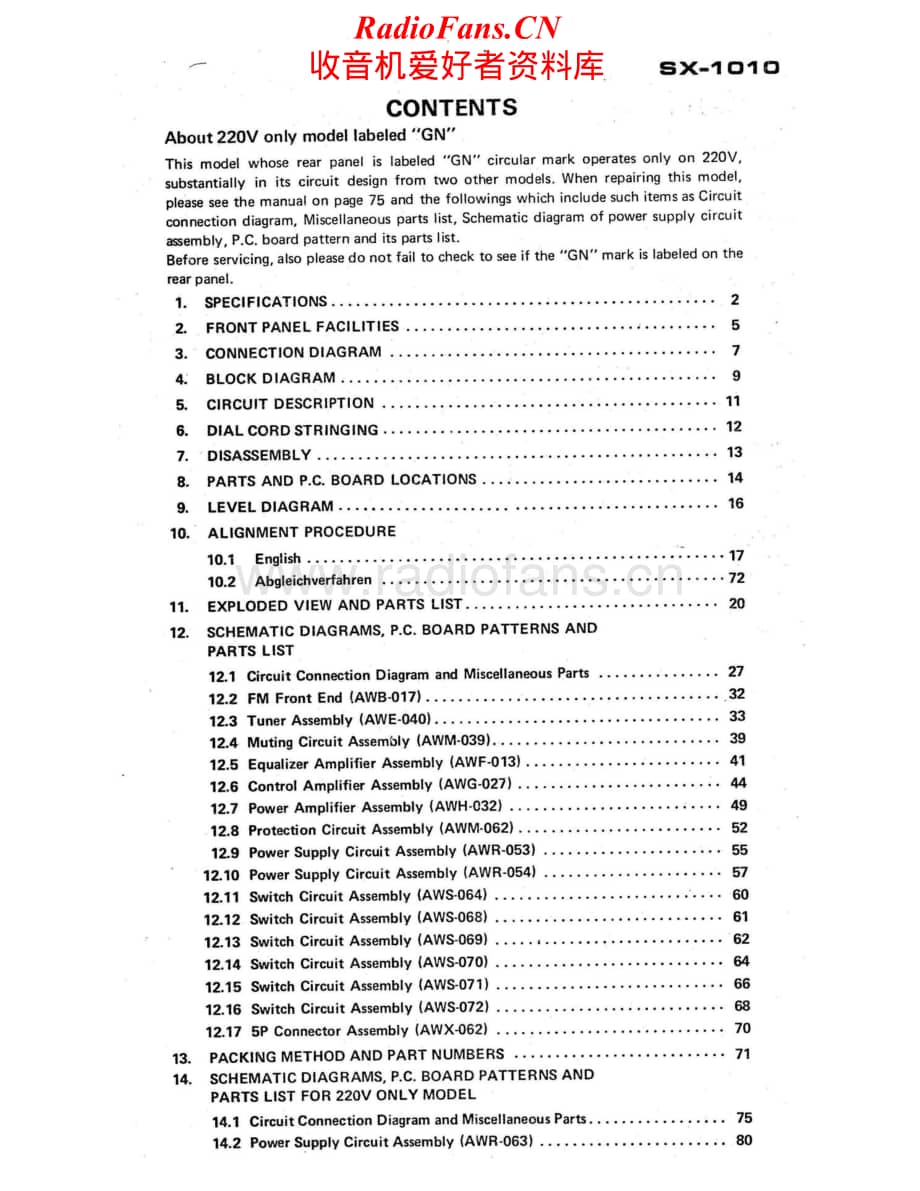 Pioneer-SX1010-rec-sm维修电路原理图.pdf_第2页