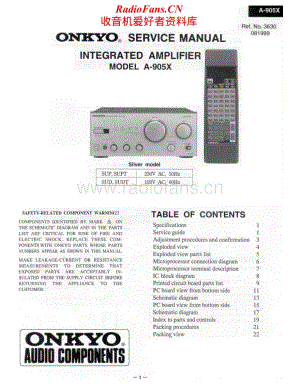 Onkyo-A905X-int-sm维修电路原理图.pdf