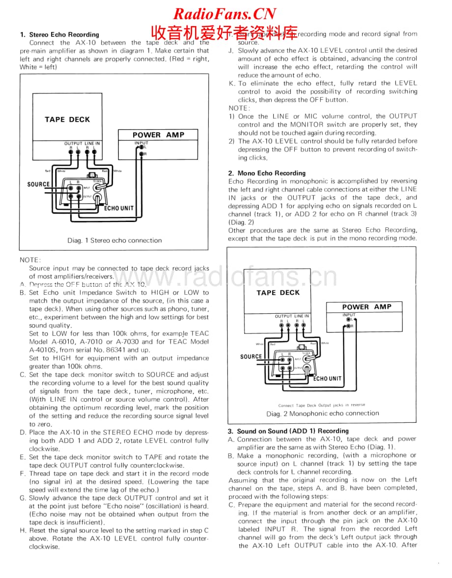 Teac-AX10-echo-sch维修电路原理图.pdf_第1页