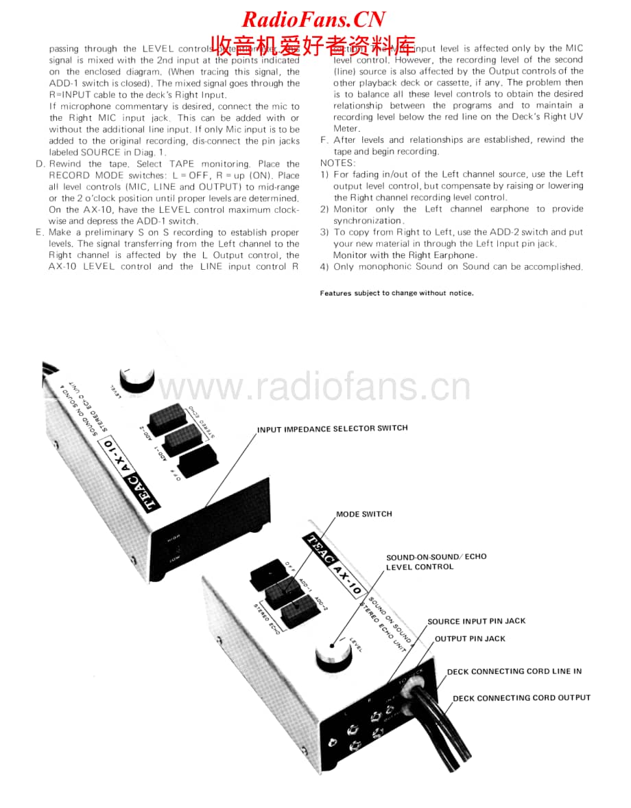Teac-AX10-echo-sch维修电路原理图.pdf_第2页