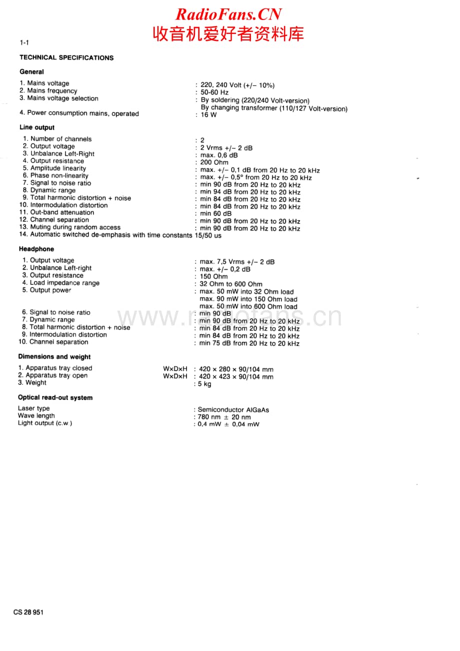 Philips-CD850-cd-sm维修电路原理图.pdf_第2页