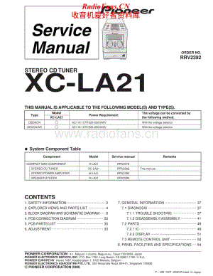 Pioneer-XCLA21-int-sm维修电路原理图.pdf