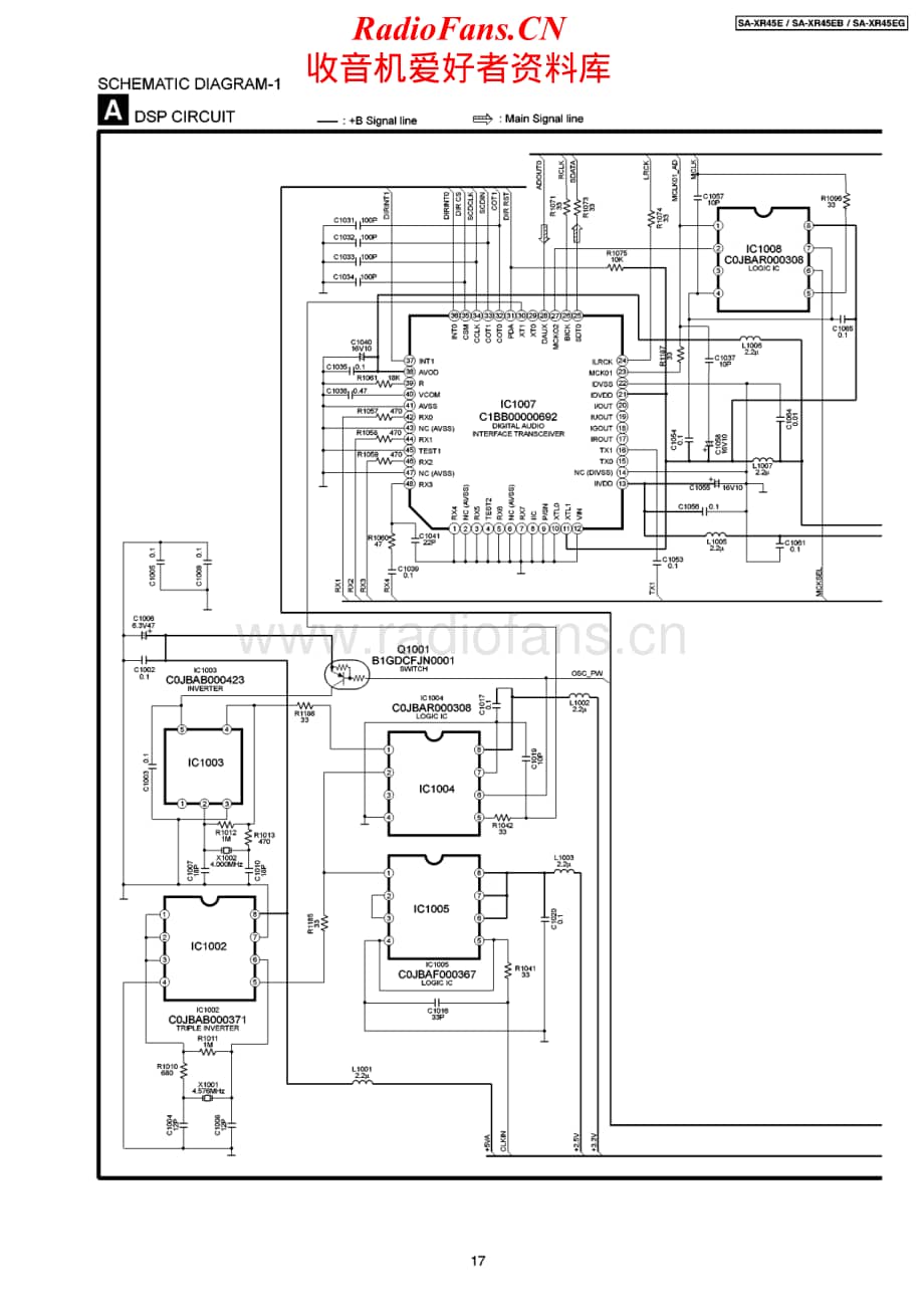 Panasonic-SAXR45E-avr-sch维修电路原理图.pdf_第1页