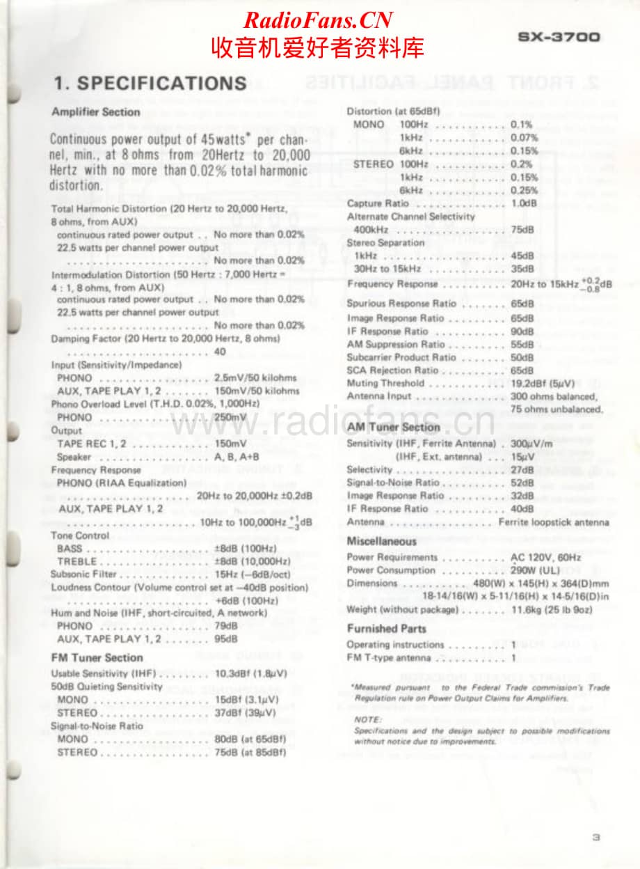 Pioneer-SX820-rec-sm维修电路原理图.pdf_第3页