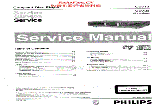 Philips-CD713-cd-sm维修电路原理图.pdf