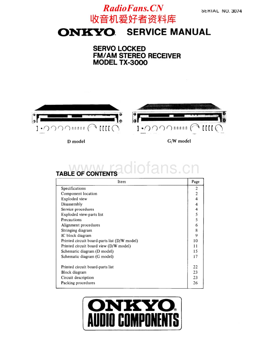 Onkyo-TX3000-rec-sm维修电路原理图.pdf_第1页