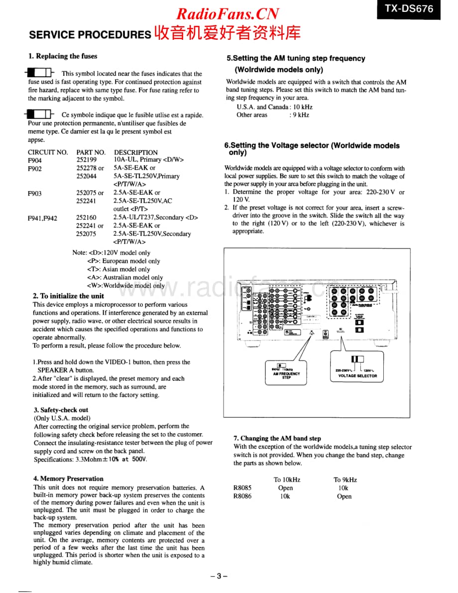 Onkyo-TXDS676-avr-sm维修电路原理图.pdf_第3页