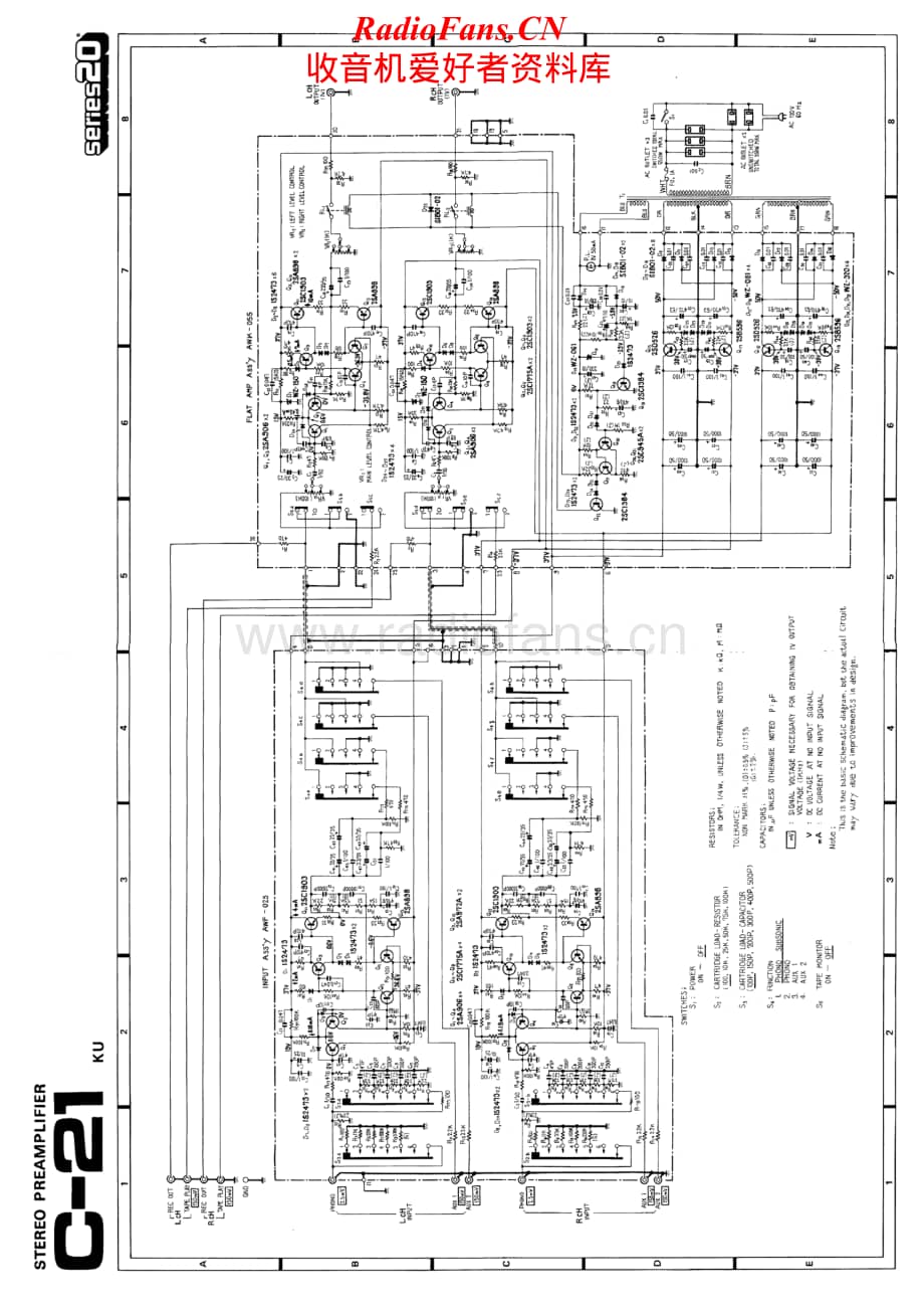 Pioneer-C21-pre-sch维修电路原理图.pdf_第1页