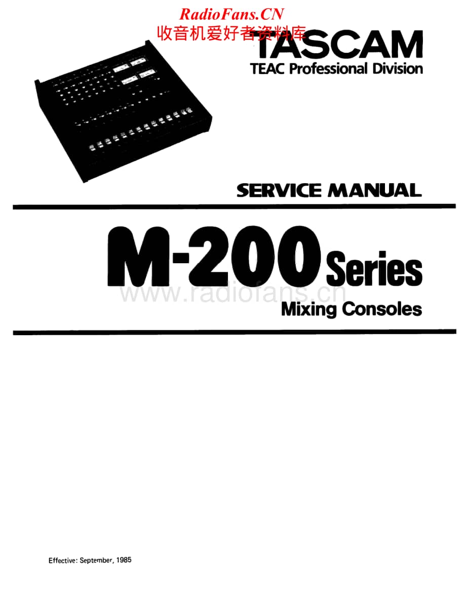 Teac-TascamM200-mix-sm维修电路原理图.pdf_第1页