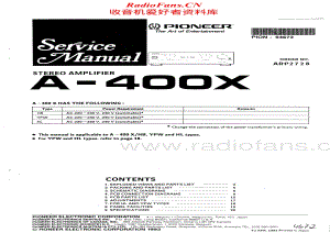 Pioneer-A400X-int-sm维修电路原理图.pdf