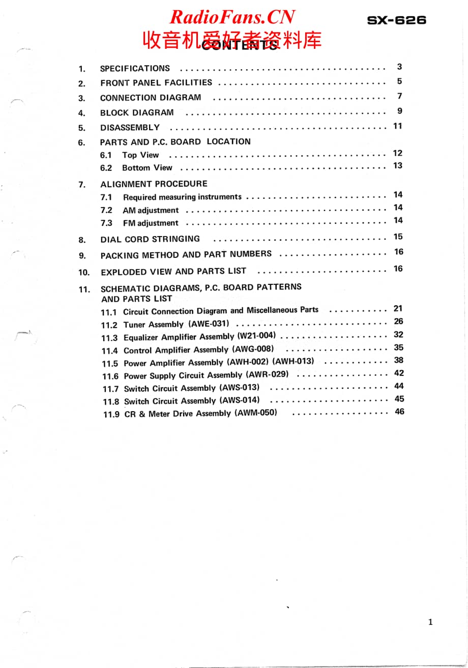 Pioneer-SX626-rec-sm维修电路原理图.pdf_第2页