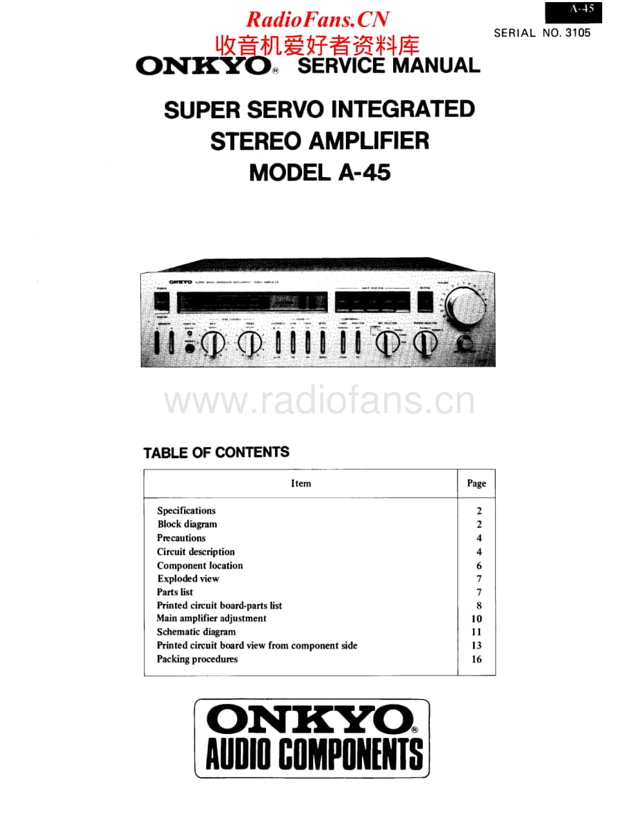 Onkyo-A45-int-sm维修电路原理图.pdf_第1页