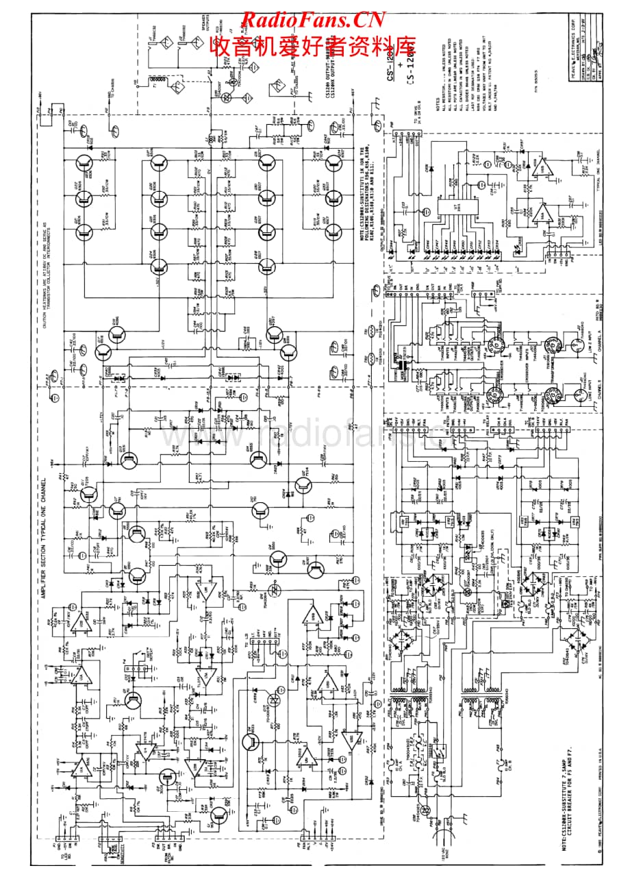 Peavey-CS1200X-pwr-sch维修电路原理图.pdf_第1页