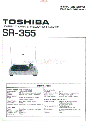 Toshiba-SR355-cd-sm维修电路原理图.pdf