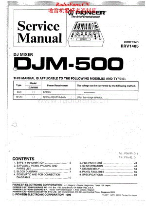 Pioneer-DJM500-mix-sm维修电路原理图.pdf