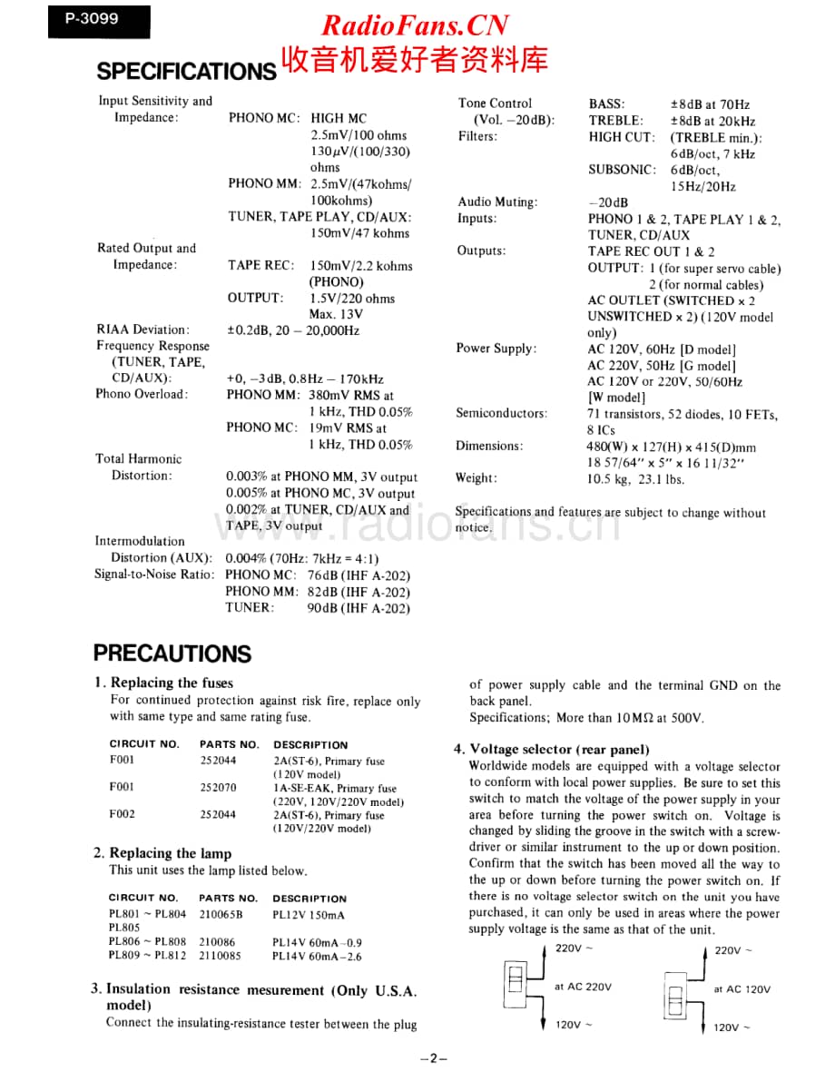 Onkyo-P3099-pre-sm维修电路原理图.pdf_第2页