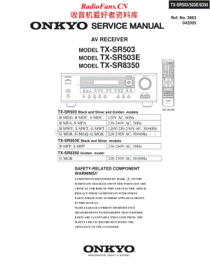 Onkyo-TXSR503E-avr-sm维修电路原理图.pdf