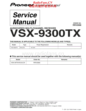 Pioneer-VSX9300TX-avr-sm维修电路原理图.pdf