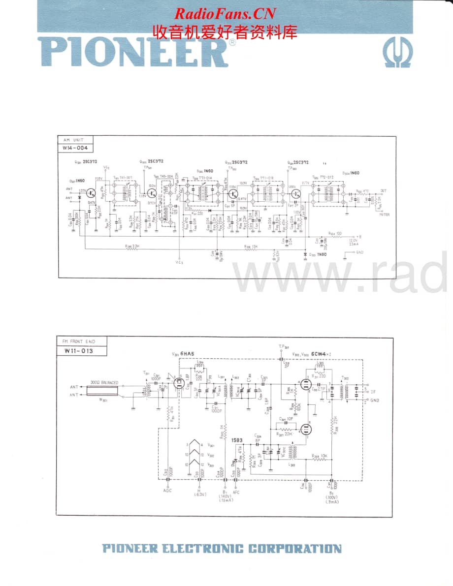 Pioneer-SX1000TA-rec-sch维修电路原理图.pdf_第2页