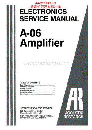 AcousticResearch-A06-int-sm维修电路原理图.pdf
