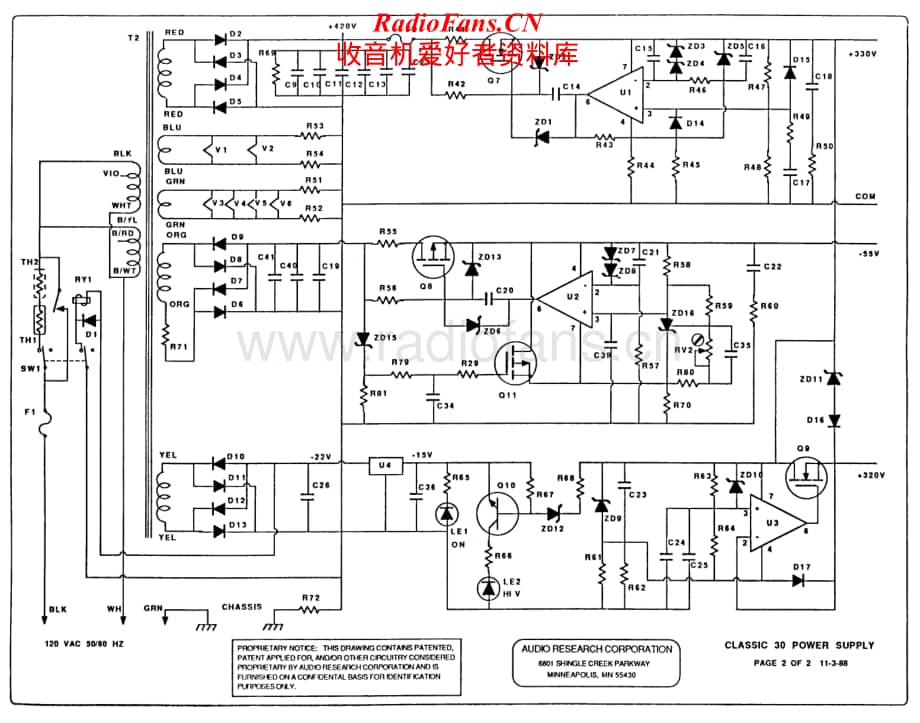 AcousticResearch-Classic30-pwr-sch维修电路原理图.pdf_第2页