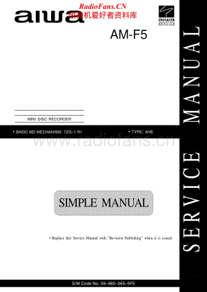 Aiwa-AMF5-md-sm维修电路原理图.pdf