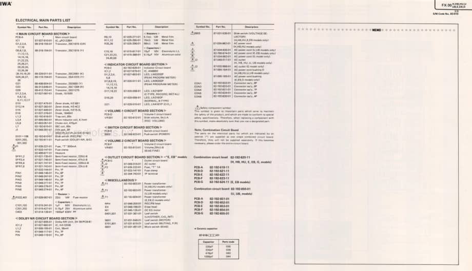 Aiwa-FX30-tape-sm维修电路原理图.pdf_第3页
