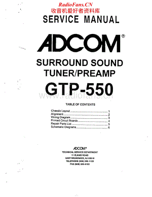Adcom-GTP550-pre-sm维修电路原理图.pdf