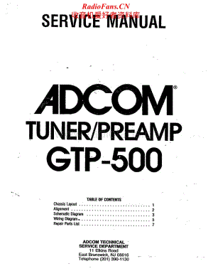 Adcom-GTP500-pre-sm维修电路原理图.pdf
