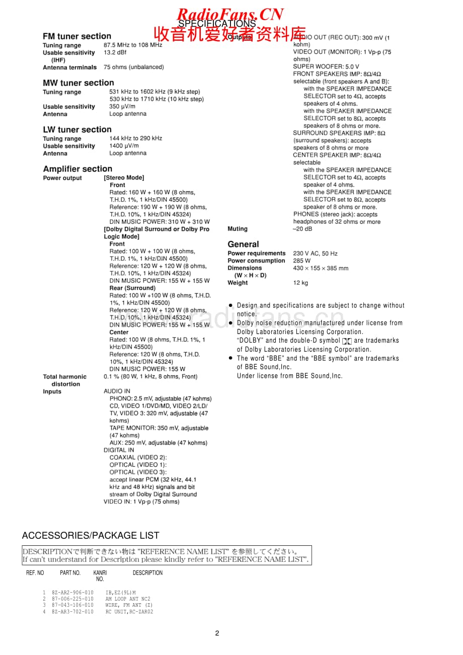 Aiwa-AVDV75-avr-sm维修电路原理图.pdf_第2页