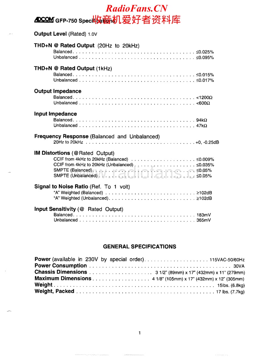 Adcom-GFP750-pre-sm维修电路原理图.pdf_第2页
