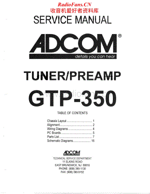 Adcom-GTP350-pre-sm维修电路原理图.pdf
