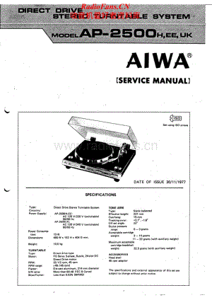 Aiwa-AP2500-tt-sm维修电路原理图.pdf