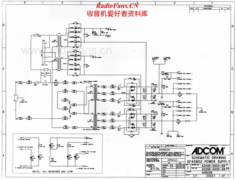 Adcom-GFA5802-pwr-sch维修电路原理图.pdf_第2页