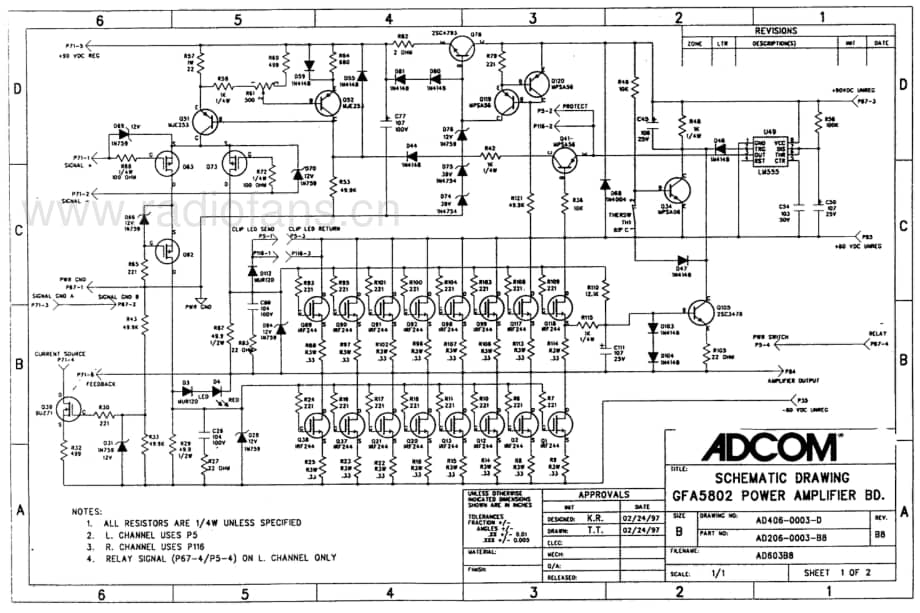 Adcom-GFA5802-pwr-sch维修电路原理图.pdf_第3页