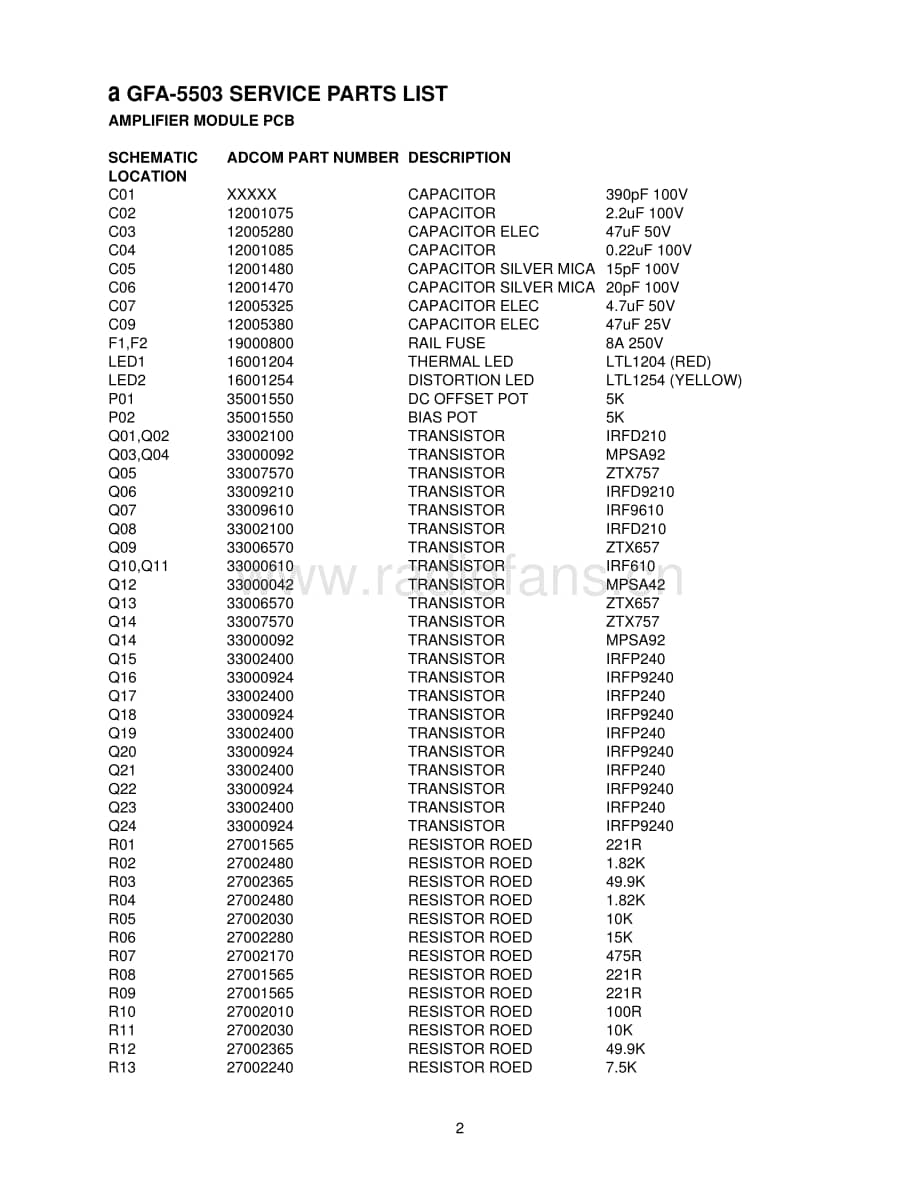 Adcom-GFA5503-pwr-sm维修电路原理图.pdf_第3页