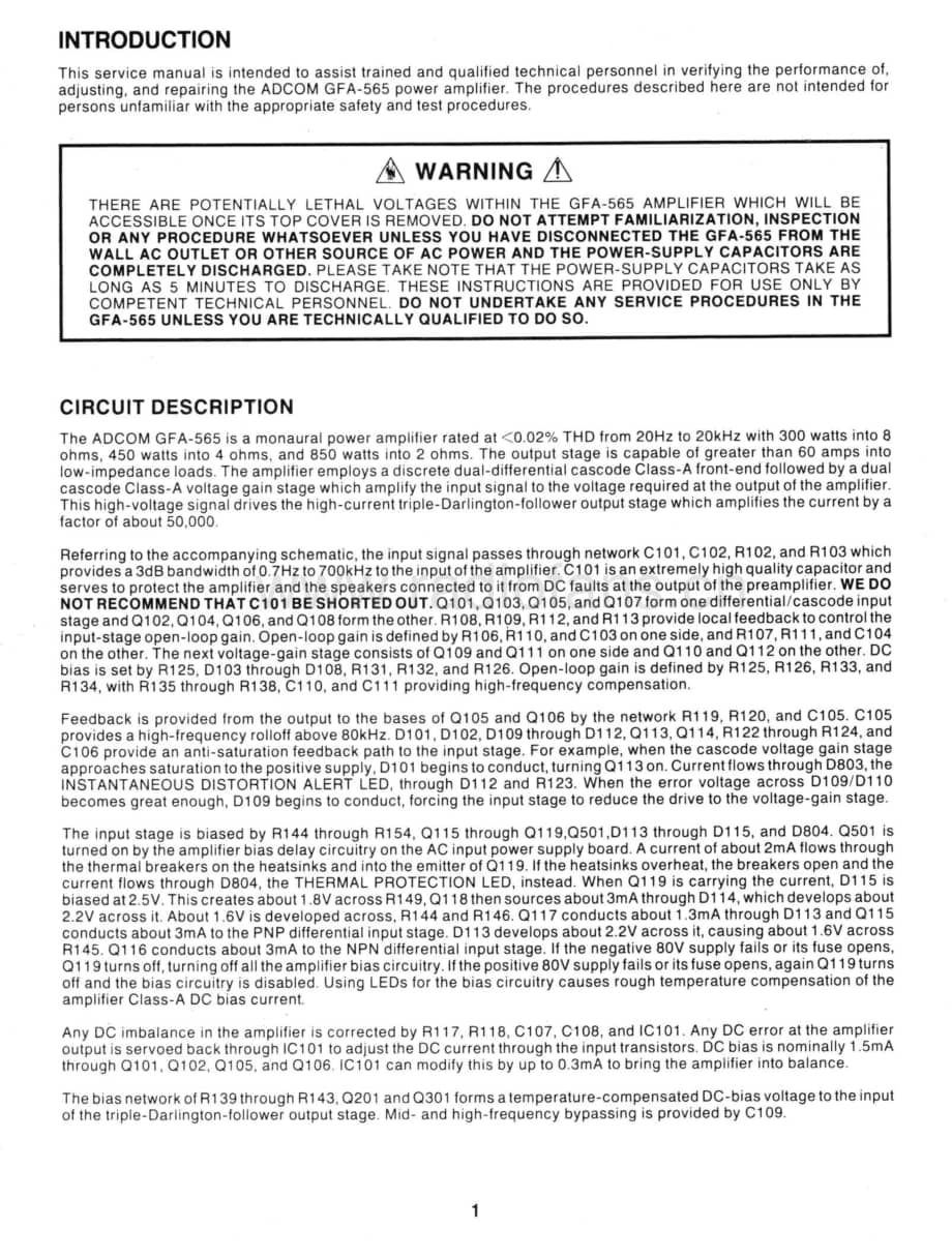 Adcom-GFA565-pwr-sm维修电路原理图.pdf_第3页