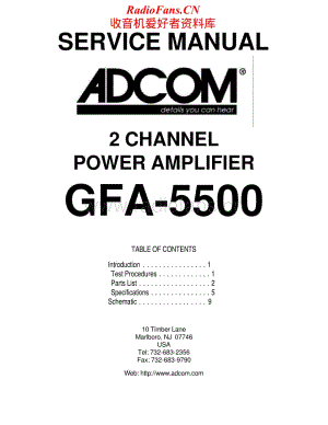 Adcom-GFA5500-pwr-sm维修电路原理图.pdf