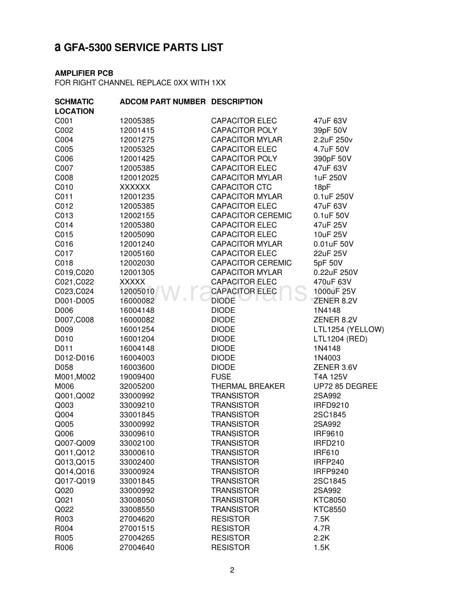 Adcom-GFA5300-pwr-sm维修电路原理图.pdf_第3页