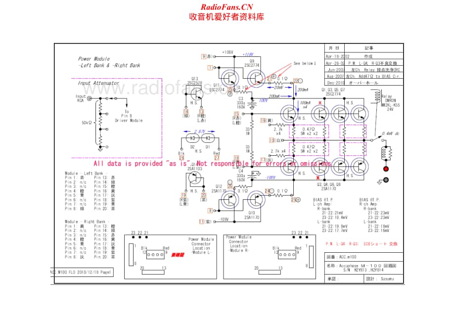 Accuphase-M100-pwr-sch维修电路原理图.pdf_第1页