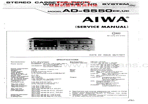 Aiwa-AD6550-tape-sm维修电路原理图.pdf