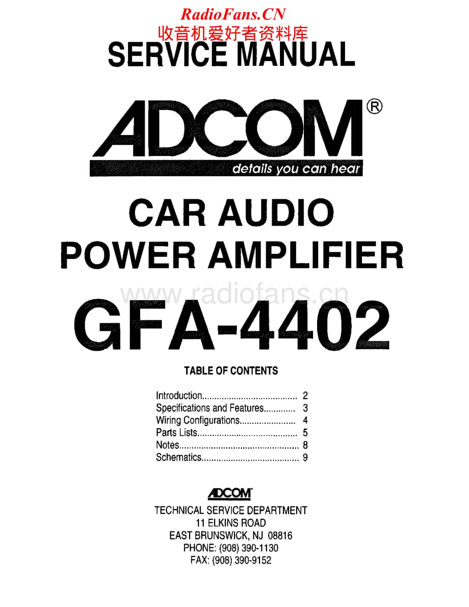 Adcom-GFA4402-cpwr-sm维修电路原理图.pdf_第1页