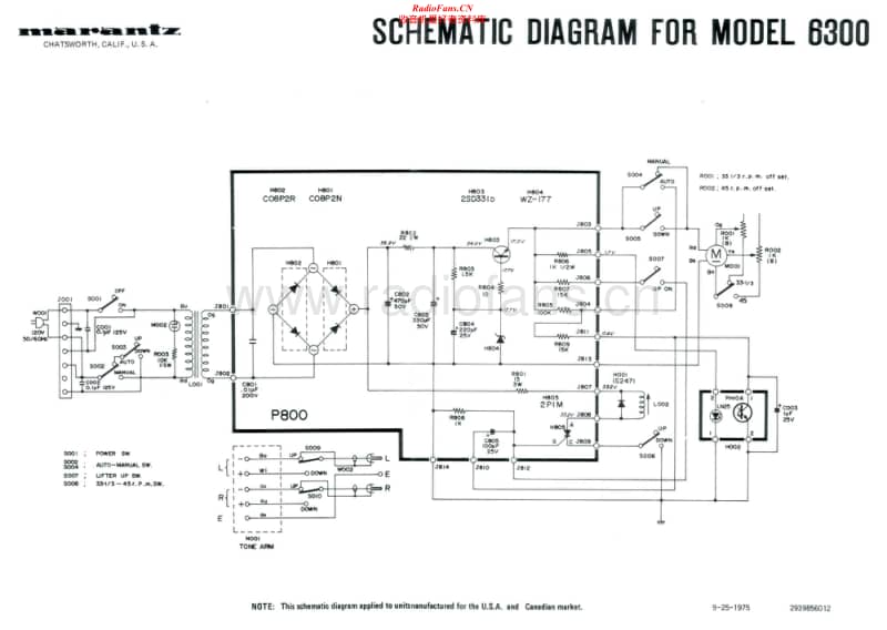 Marantz-6300-Schematic电路原理图.pdf_第1页