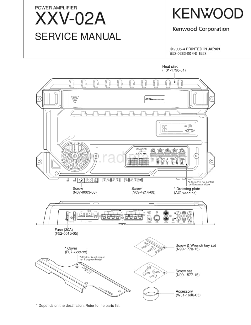 Kenwood-XXV-02-A-Service-Manual电路原理图.pdf_第1页