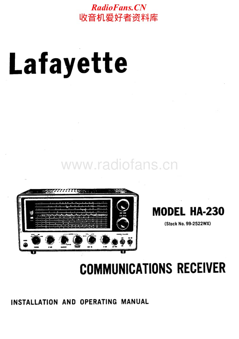 Lafayette-HA-230-Service-Manual电路原理图.pdf_第1页